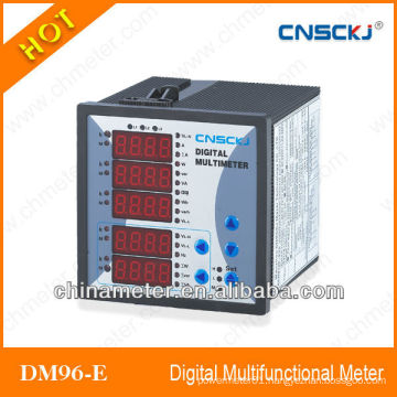 Three Phase Multi-Function3A+3V+HZ+COS Digital Meter,Panel Meter